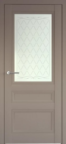 Albero Межкомнатная дверь Византия ПО Титул серое, арт. 19973 - фото №1