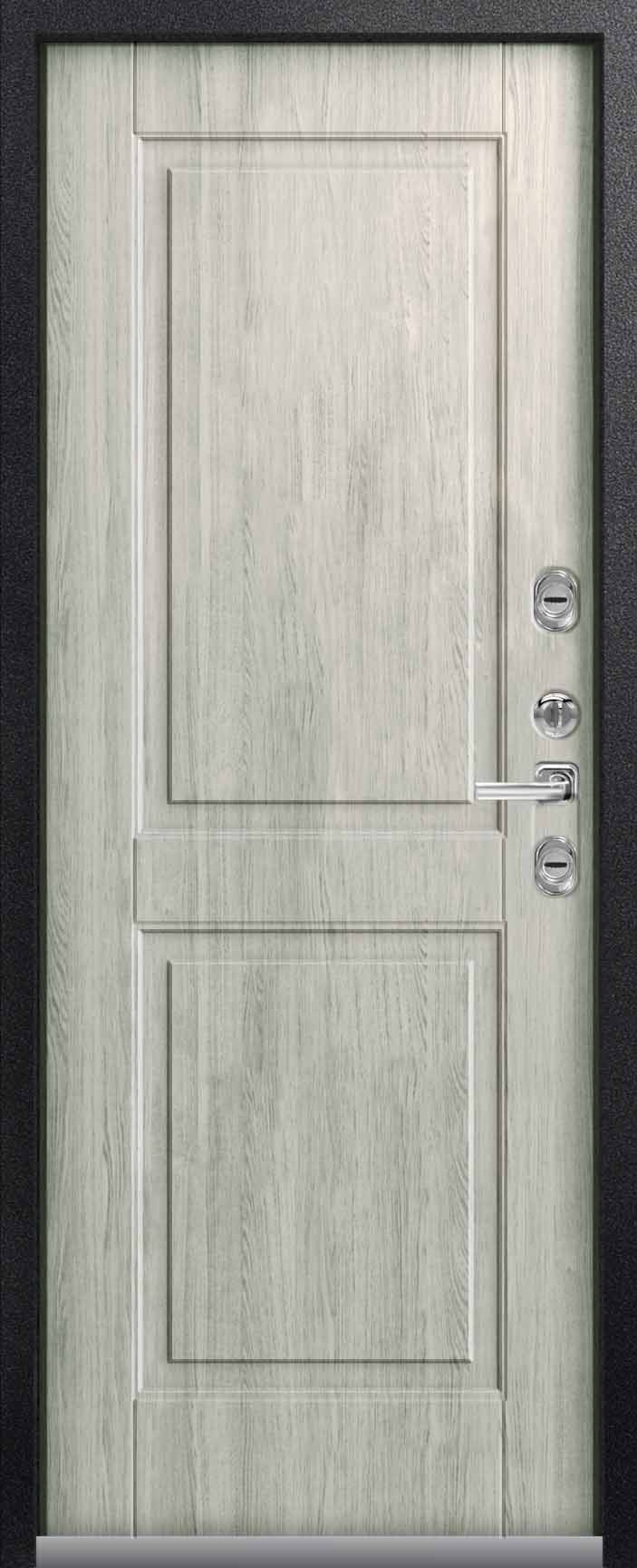 Центурион Входная дверь Т2 Муар черный, арт. 0000923 - фото №1